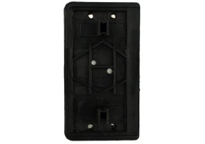 Ford Mustang Pedal Cover Kits - Left Foot - Ford Racing - Aluminum and Urethane Special Edition - Brushed Aluminum - `94-`02